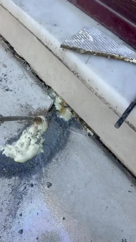 Beton birleşiminde enjeksiyon — Büyükçekmece / İstanbul