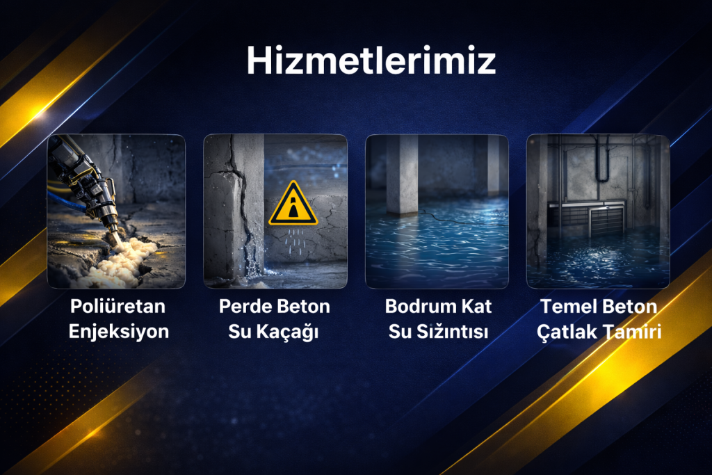 Poliüretan enjeksiyon hizmetleri