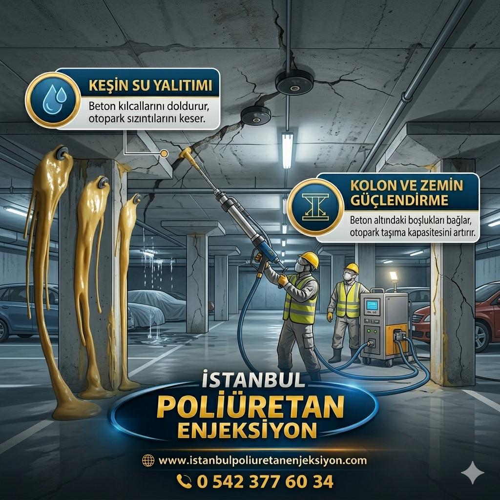 kolon ve zemin güçlendirme uygulaması